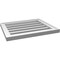 Ekena Millwork Vertical Surface Mount PVC Gable Vent: Functional, w/ 2"W x 1-1/2"P Brickmould Frame, 22"W x 18"H GVPVE22X1802SF - alternate 2
